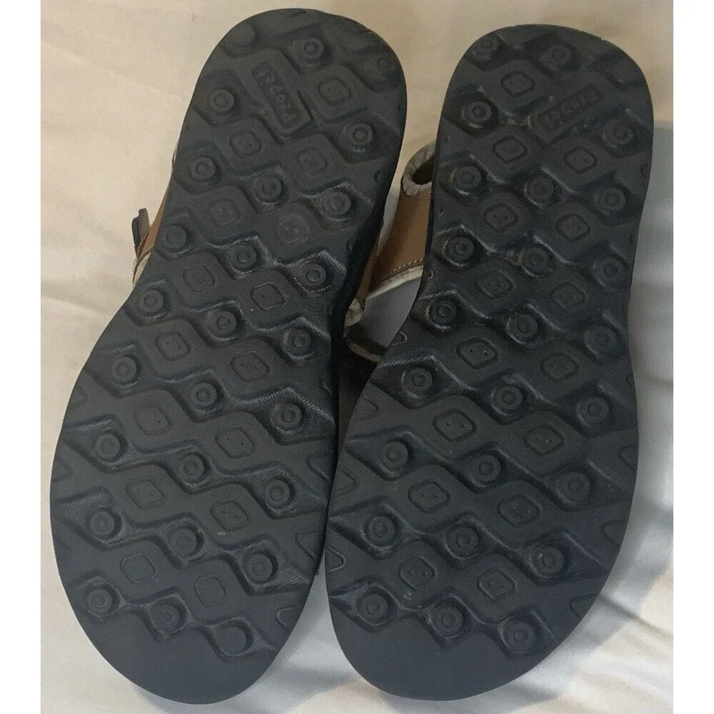 Propet Travelactiv Aspire Footbed Womens Brown Casual Sandals WST053P Size 8